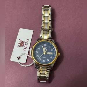 OLEVS Gold and Silver Watch